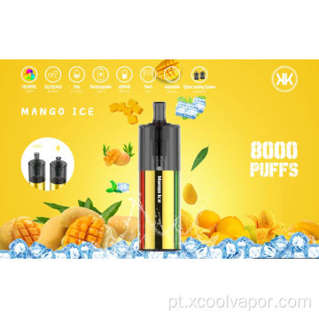 5% Nic Sal 8000 Puffs Vape Vape Fumar